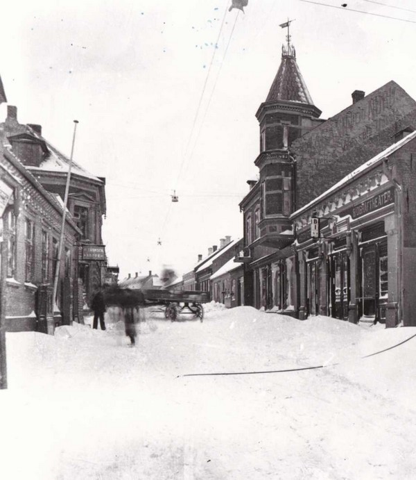 Sne i Storegade 1925.