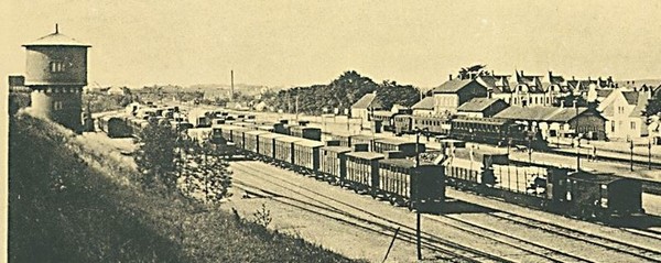 Lunderskov station ca. 1920.