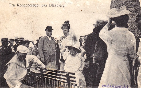 I.C.Christensen sammen med Dronning Louise på Blaabjerg.