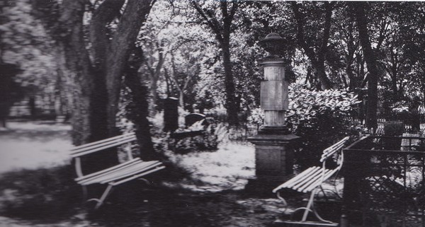 Varde kirkegård omkr. 1900.