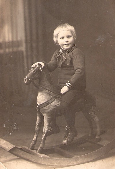 Chr. Nielsen som treårig.