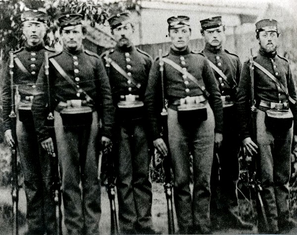 Ukendte soldater fra Varde 1864.